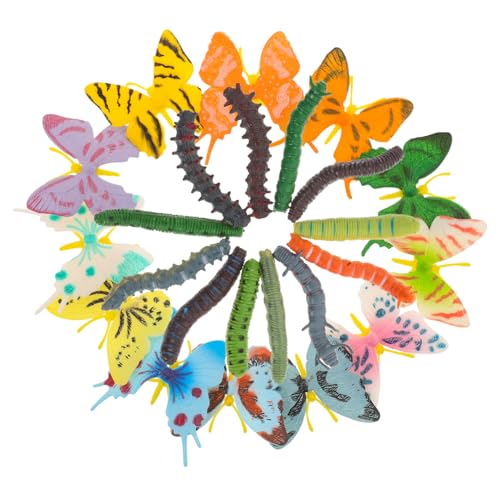 ERINGOGO Kognitives für die frühe Bildung Toy Caterpillar -Modell Bugs Figuren Käferspielzeug für Kleinkinder Bugs Tierfiguren für Kleinkinder Plastik von ERINGOGO