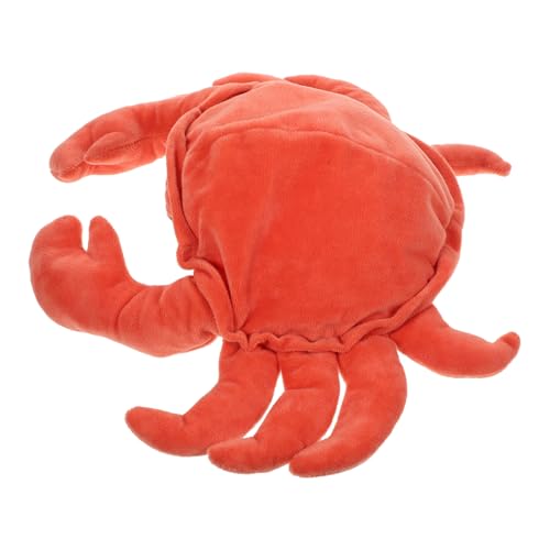 ERINGOGO Krabbenpuppe süßer Plüsch Entzückende Krabben-Handpuppe Cartoon-Tiere-Marionette Plüsch-Krabben-Handpuppe Tierpuppen Kinderpuppen PP Baumwolle ERINGOGO Krabbenpuppe süßer Plüsch Entzückende Krabben-Handpuppe Cartoon-Tiere-Marionette Plüsch-Krabben-Handpuppe Tierpuppen Kinderpuppen PP Baumwolle von ERINGOGO