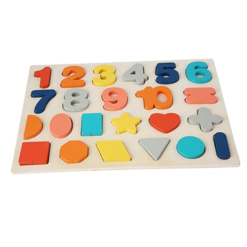 ERINGOGO Kreatives Lernspielzeug für Formenerkennung Blockspiel Fördert Kognitive Fähigkeiten und Konzentration Hochwertiges Holzmaterial für Vorschule und Eltern Spiele Perfektes für von ERINGOGO