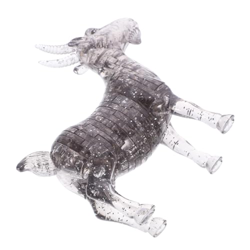 ERINGOGO Kristall Puzzle Ziege Selbstmontage Tierförmiges Dekoratives Desktop Ornament Geschenkidee für Geburtstag und Wohnraumdeko ERINGOGO Kristall Puzzle Ziege Selbstmontage Tierförmiges Dekoratives Desktop Ornament Geschenkidee für Geburtstag und Wohnraumdeko von ERINGOGO