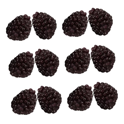 ERINGOGO Künstliche Himbeeren Simulation Gefälschte Himbeeren Realistische Fotografie Requisiten Lebensechte Kleine Fruchtmodelle Für Tischdekorationsprojekte Kunsthandwerk 12 Stück von ERINGOGO
