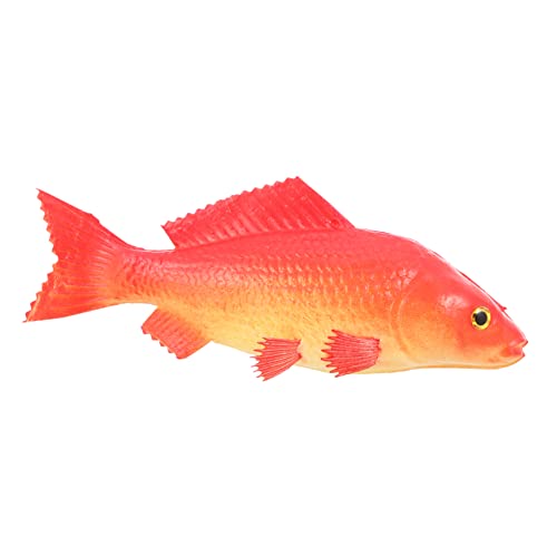 ERINGOGO Künstliche Karpfenfigur Aus PU Realistische Fischfigur Für Heimdekoration Und Kinderspielzeug Detailgetreue Nachbildung Eines Roten Karpfens Für Aquarien ERINGOGO Künstliche Karpfenfigur Aus PU Realistische Fischfigur Für Heimdekoration Und Kinderspielzeug Detailgetreue Nachbildung Eines Roten Karpfens Für Aquarien von ERINGOGO
