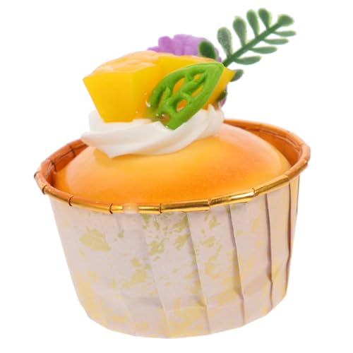 ERINGOGO Künstlicher Cupcake Modell Realistisches Deko Objekt aus PU für Hochzeiten Partys und Fotografie Ansprechendem Design für Präsentationen und Kinderprops von ERINGOGO