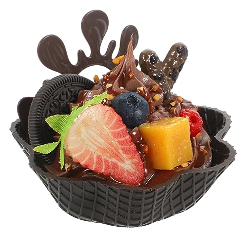 ERINGOGO Künstliches Eiscreme Modell Realistisches Dessert Dekoobjekt aus Simuliertes EIS für Hochzeiten Partys und Fotografie Langlebig und Leicht Farbige und Obsttüte ERINGOGO Künstliches Eiscreme Modell Realistisches Dessert Dekoobjekt aus Simuliertes EIS für Hochzeiten Partys und Fotografie Langlebig und Leicht Farbige und Obsttüte von ERINGOGO