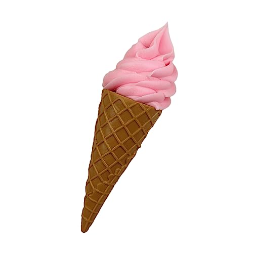 ERINGOGO Künstliches Eiscreme Modell für Partydekoration Realistisches Fake für Shop Displays Hochwertiges und Langlebiges Vivid und Farbenfrohes Design für Fotografie von ERINGOGO