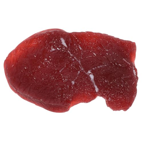 ERINGOGO Künstliches Rindfleisch Modell Dekoratives Fake Meat Lifelike Simulation für Küchen und Fotografie Requisiten Material Realistische Steak Darstellung ERINGOGO Künstliches Rindfleisch Modell Dekoratives Fake Meat Lifelike Simulation für Küchen und Fotografie Requisiten Material Realistische Steak Darstellung von ERINGOGO