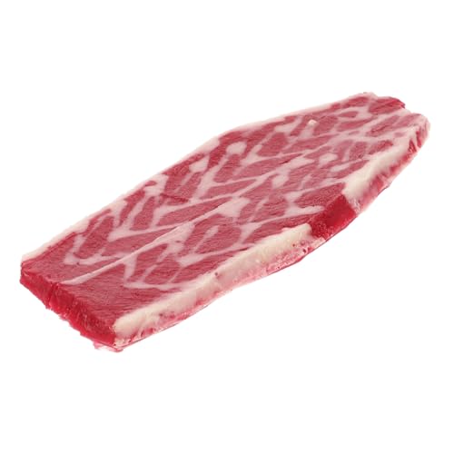 ERINGOGO Künstliches Rindfleisch Modell aus Lebensechte Dekoration für Restaurant und Party Realistisches Fake Food für Fotografie und Szenen Dekoration ERINGOGO Künstliches Rindfleisch Modell aus Lebensechte Dekoration für Restaurant und Party Realistisches Fake Food für Fotografie und Szenen Dekoration von ERINGOGO