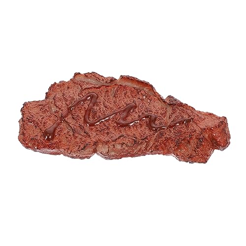 ERINGOGO Künstliches Steak Modell aus Lebensmittelechtem Realistische Grill Dekoration für Fotografie Küchen und Restaurant Displays Langlebig und Hygienisch ERINGOGO Künstliches Steak Modell aus Lebensmittelechtem Realistische Grill Dekoration für Fotografie Küchen und Restaurant Displays Langlebig und Hygienisch von ERINGOGO
