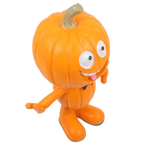 ERINGOGO Kürbismann Ornamente Halloween Dekorationen Tafelaufsatz Kürbis Halloween Kürbis Statue Cartoon Kürbis Kunstkürbis Herbstdekorationen Halloween Türdekorationen von ERINGOGO