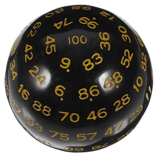ERINGOGO Acrylwürfel Für Tischspiele – 100-seitige Würfel-Requisiten Für Rollenspiele Partys Und Mathematikunterricht von ERINGOGO