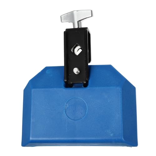 ERINGOGO Kuhbellzubehör Handschlaginstrumente Schlagzeug-Teil Praktisches Schlagzeug-kuhglocke Kuhbellinstrument Percussion Kuhglocke -Musikinstrument Drum-kit-zubehör Blau PVC von ERINGOGO