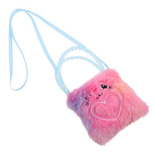 ERINGOGO Kuriertasche Münzgeldbörse Einkaufstasche Schöner Rucksack Mädchenhandtasche Umhängetasche Für Kleine Umhängetasche Für Kaninchen Hängende Handtasche Aus Plüsch von ERINGOGO