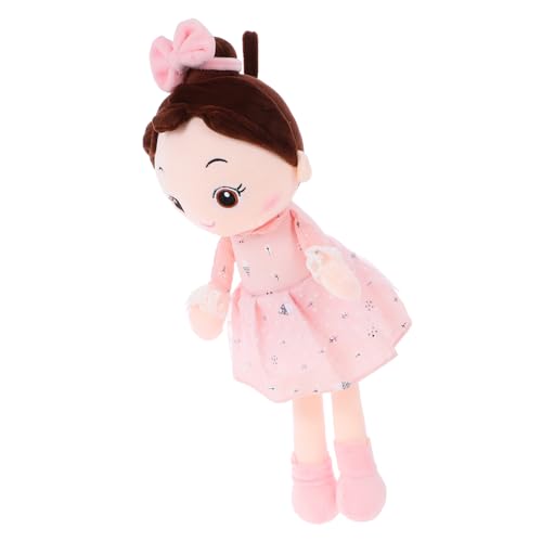 ERINGOGO Kuschelige Plüschpuppe Für Mädchen Süße Stoffpuppe Im Blumenkleid Perfektes Für Jährige Mädchen Weiches Für Kleinkinder von ERINGOGO