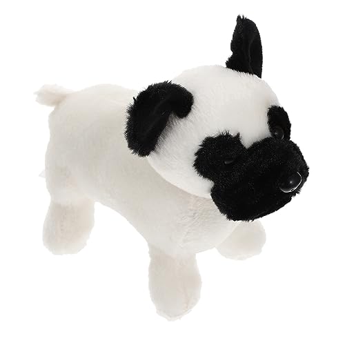 ERINGOGO Kuscheliges Plüschspielzeug Kleiner Welpe Weiche Cartoon Hund Figurine Angenehmes Stofftier für Haushalt Dekorative und Waschbare Hundedoll Niedliches von ERINGOGO