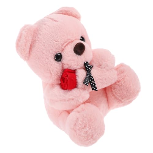 ERINGOGO Kuscheltier Bär mit Plüschpuppe Perfektes zum Valentinstag Süßes für Schlafzimmer und Wohnzimmer Dekoratives und Vielseitiges Stofftier von ERINGOGO