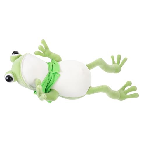 ERINGOGO Kuscheltier Frosch Adorable Plüschpuppe für Dekoration für Zuhause für Weihnachten Valentinstag Weiches und Gemütliches Design Schlafzimmer und Wohnzimmer von ERINGOGO