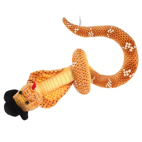 ERINGOGO Kuscheltier Schlange Brille Realistisches Plüschspielzeug Für Streiche Halloween-Dekoration Und Party- Weich Und Leicht Deko Für Zuhause von ERINGOGO