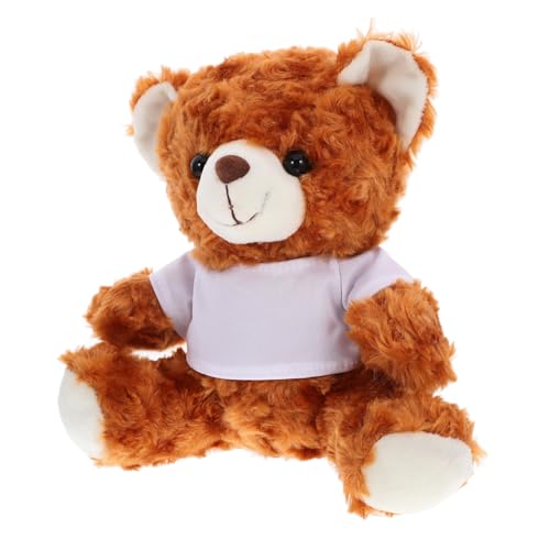 ERINGOGO Kuschelweicher Plüschbär Mit Weste Dekorative Bärenpuppe Aus Hochwertigem Weichem Plüsch Als Gefülltes Tier Für Liebevolles Für Jeden Anlass ERINGOGO Kuschelweicher Plüschbär Mit Weste Dekorative Bärenpuppe Aus Hochwertigem Weichem Plüsch Als Gefülltes Tier Für Liebevolles Für Jeden Anlass von ERINGOGO