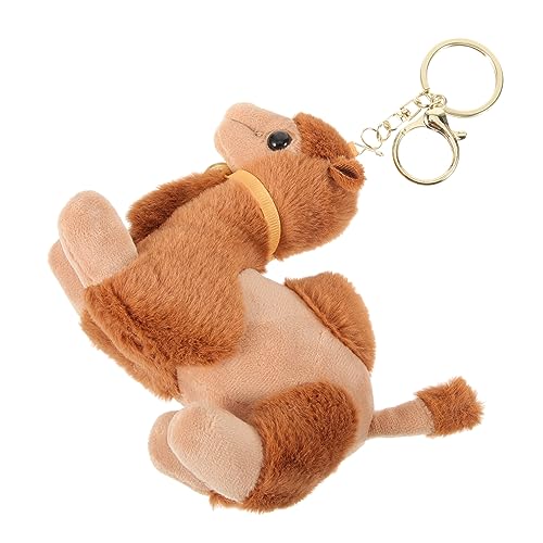 ERINGOGO Kuschelweiches Kamel Plüschtier Niedliches Stofftier als Rucksackanhänger Tragbares Dekoratives für Jungen und Komfortabel und von ERINGOGO