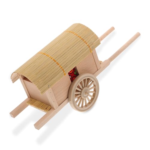 ERINGOGO Kutsche Modell Holz Dekoration Tischdekoration für Perfektes Partygeschenk für Puppenhaus Leicht und Tragbar Langlebig für Büro und Zuhause von ERINGOGO