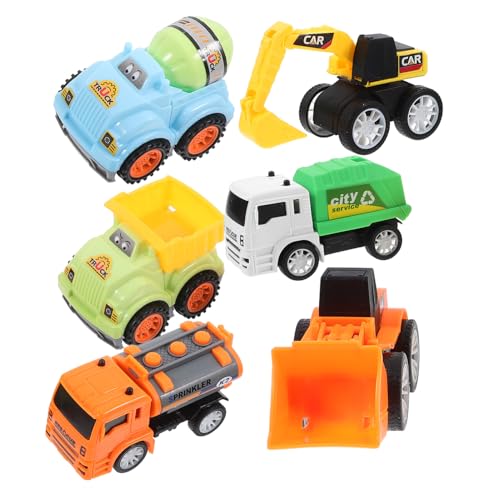 ERINGOGO LKW Fahrzeuge Rückziehauto Baumaschinen Für Inklusive Bagger Und Mischwagen Für Kleinkinder Und Vorschulkinder ERINGOGO LKW Fahrzeuge Rückziehauto Baumaschinen Für Inklusive Bagger Und Mischwagen Für Kleinkinder Und Vorschulkinder von ERINGOGO