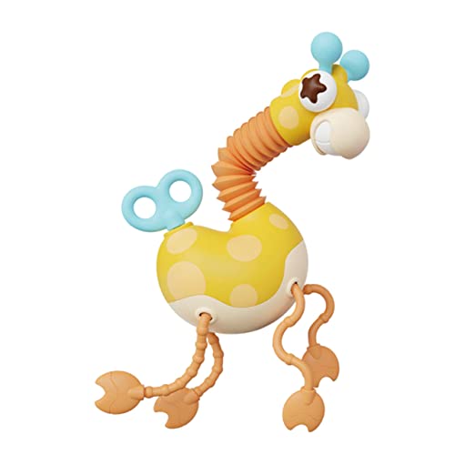 ERINGOGO Langhalsgiraffe Greifspielzeug Pull String Aktivitätsspielzeug Motorikfördernd Feinmotorikfördernd Pädagogisch Für Kleinkinder Ab Monaten von ERINGOGO
