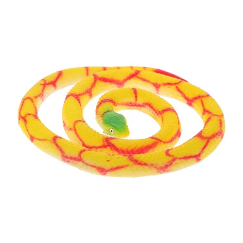 ERINGOGO Vivid Fake Snake Toy Realistisches Schlangen-Spielzeug Für Streiche Deko Und Rollenspiele Lebensechte Nachbildung Bunten Farben Für Partys Halloween Und Gartenverzierungen von ERINGOGO