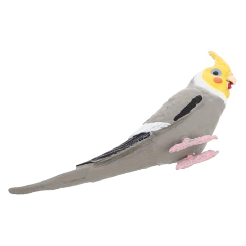 ERINGOGO Künstliche Papagei Figurine Realistisches Dekorationsmodell Für Garten Und Wohnung Für Vogelliebhaber Und Sammler Lebensechte Details von ERINGOGO