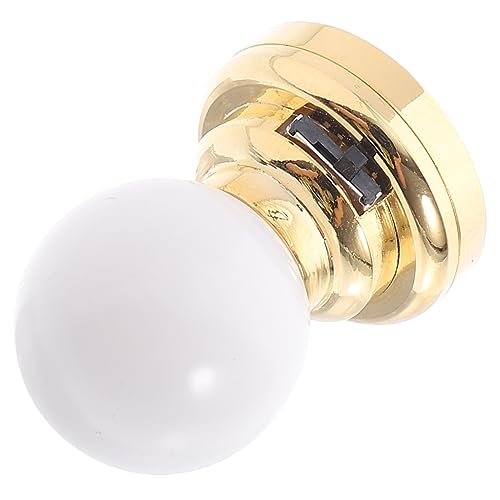 ERINGOGO Led-deckenleuchte Wohnkultur Kleine Hauslampe Geführter Kronleuchter Simulationslampe Imitierte Hängelampe Miniaturdekoration Miniatur-Dekorationen Puppenmöbel Golden Plastik von ERINGOGO
