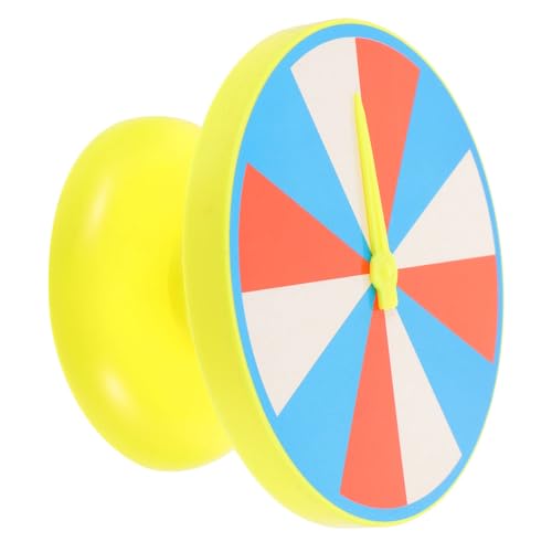 ERINGOGO Lehr drehscheibe Blanko Farbblock Wheel aus Langlebigem Kunststoff Tragbares Lernspiel für Mathematikunterricht Vielseitig Einsetzbar bei Familienfeiern und Events von ERINGOGO