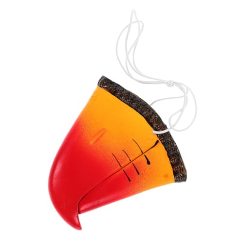 ERINGOGO Leichte Parrot Nose Maske Tier Requisite Cosplay Vogel Schnabel Kostüm Zubehör für Karneval Halloween Tierparty Kompakt Bequem Vielseitig Verwendbar von ERINGOGO