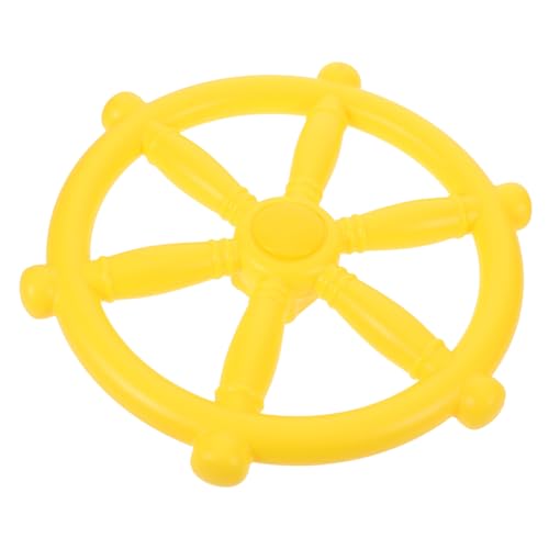 ERINGOGO Lenkrad Piratenschiff Gelb Spielplatz Zubehör für Klettergerüst und Outdoor Spielgeräte Einfach zu Montierendes Sicheres Spielset für Fantasievolles im Garten ERINGOGO Lenkrad Piratenschiff Gelb Spielplatz Zubehör für Klettergerüst und Outdoor Spielgeräte Einfach zu Montierendes Sicheres Spielset für Fantasievolles im Garten von ERINGOGO