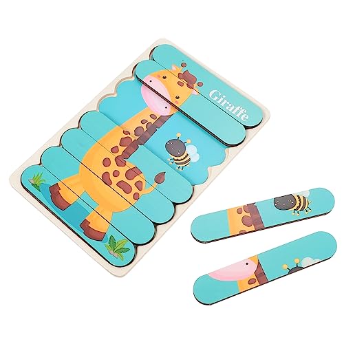 ERINGOGO Lernpuzzle mit Bunten Tiermotiven Doppelseitiges Steckpuzzle für Hand Augen Koordination und Farbenerkennung Geeignet für Kleinkinder zur Spielerischen Früherziehung ERINGOGO Lernpuzzle mit Bunten Tiermotiven Doppelseitiges Steckpuzzle für Hand Augen Koordination und Farbenerkennung Geeignet für Kleinkinder zur Spielerischen Früherziehung von ERINGOGO