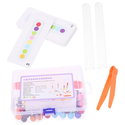 ERINGOGO Lernspielzeug Set zum Feinmotorik Training mit Greifzange und Bunten Perlen Montessori zur Hand Auge Koordination und Konzentrationsförderung Stabil und Langlebig Geeignet für ERINGOGO Lernspielzeug Set zum Feinmotorik Training mit Greifzange und Bunten Perlen Montessori zur Hand Auge Koordination und Konzentrationsförderung Stabil und Langlebig Geeignet für von ERINGOGO
