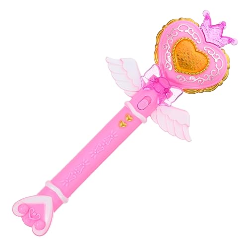 ERINGOGO Leuchtende magische Zauberstabspielzeug Herz hoch Fairy Party Glühstab Leuchtstäbe Leuchtender Festival-Zauberstab Prinzessin Gastgeschenke Zauberstab leuchten Plastik Rosa ERINGOGO Leuchtende magische Zauberstabspielzeug Herz hoch Fairy Party Glühstab Leuchtstäbe Leuchtender Festival-Zauberstab Prinzessin Gastgeschenke Zauberstab leuchten Plastik Rosa von ERINGOGO