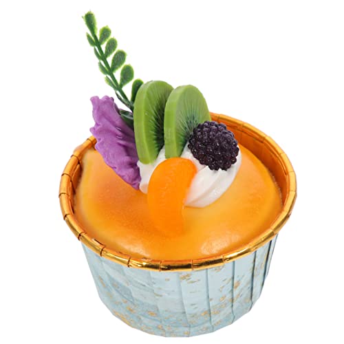 ERINGOGO Lifelike Fake Cake Model Realistic Artificial Cupcake Decoration Prop for Party Photography Wedding Display Home Kitchen Bakery Decor von ERINGOGO