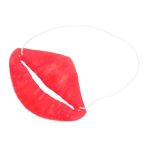 ERINGOGO Lustige Mundspielzeug Streich-Gadgets Kniffliger Streich Halloween-Wurst-Mund- Aprilscherze Streiche Halloween Witze Requisiten Halloween-Witz-Requisiten Rot Emulsion von ERINGOGO