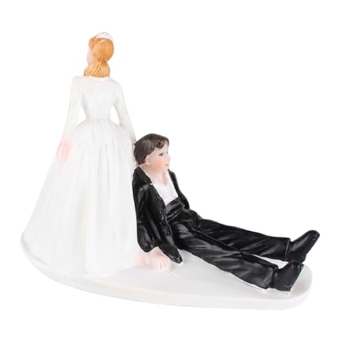 ERINGOGO Lustiger Brautpaar Tortenaufsatz Resistente Resin Figur Hochzeitstorte Deko Groom Symbol Für Wohnzimmer Hochzeit Zimmer Kuchenverzierung ERINGOGO Lustiger Brautpaar Tortenaufsatz Resistente Resin Figur Hochzeitstorte Deko Groom Symbol Für Wohnzimmer Hochzeit Zimmer Kuchenverzierung von ERINGOGO