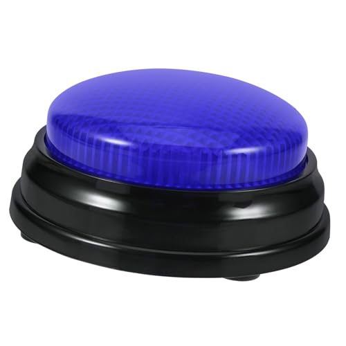 ERINGOGO Lustiger Sound Button mit Licht und Soundeffekt Batteriebetriebener Party Spaßknopf für Büro Teambuilding Spiele und Gemütliche Zusammenkünfte Blau Siegersound von ERINGOGO