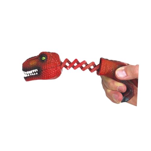 ERINGOGO Lustiges Dinosaurier Teleskop Feder Manipulator Clip für Party Dekoration Kunststoff Streichspielzeug Cartoon Tier Design von ERINGOGO
