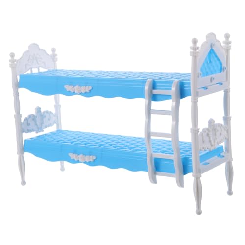ERINGOGO Mädchen-puppenhaus-möbel, Puppen-doppelbett, Miniatur-möbel, Puppenhaus, Miniatur-Bett, Miniatur-möbel, Puppenhaus, Schlafzimmer-Layout-möbel von ERINGOGO
