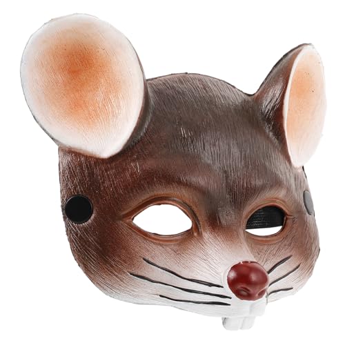 ERINGOGO Mäuse Maske PU Schaumstoff Karneval Halloween Party Gesichtsmaske Unisex für Erwachsene und Kreative Tiermaske Leicht und Langlebig von ERINGOGO
