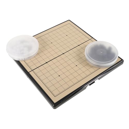 ERINGOGO Magnetisches Go Spiel mit Standard Brett und Magnetischen Spielsteinen Tragbares Schachspiel für Anfänger Praktisches Aufbewahrungsbox Fördert Logisches Denken bei Kindern von ERINGOGO