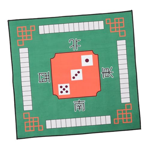 ERINGOGO Mahjong-Tischdecke Geschenke für den einzug Desk pad Gaming mat Desk mat Dominokarten Tischplatten Matte Brettspiele rutschfeste Matte Quadrat Tischset Mahjong-Matte Gamepad Gummi von ERINGOGO