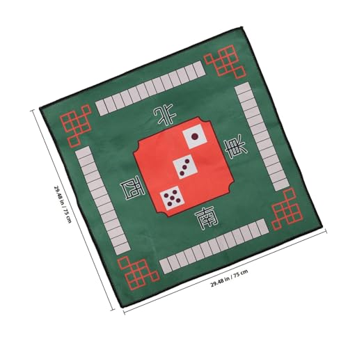 ERINGOGO Mahjong Tischmatte rutschfeste Geräuschdämpfende Dicke Tischauflage für Karten Domino Spiele Schutztischdecke für Spielzimmer und Poker ERINGOGO Mahjong Tischmatte rutschfeste Geräuschdämpfende Dicke Tischauflage für Karten Domino Spiele Schutztischdecke für Spielzimmer und Poker von ERINGOGO
