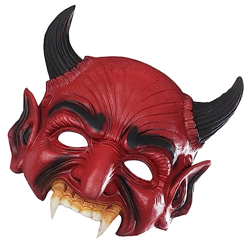 ERINGOGO Dämonenmaske Gruseliges Horrorgesicht Halloween-kostüme Karneval Cosplay-party Maske Requisiten von ERINGOGO