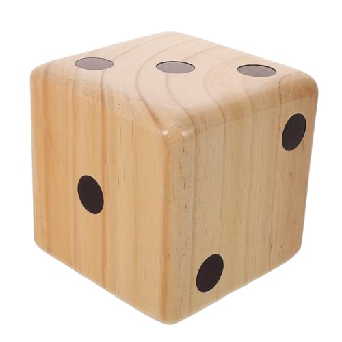 ERINGOGO Massive Holzwürfel Jumbo riesig Spiel Würfel große Würfel Outdoor-Spiele für Erwachsene und Familie Spiel im Freien Partyspiele im Freien Kiefernholz von ERINGOGO