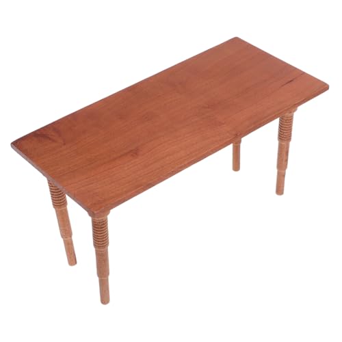 ERINGOGO Maßstab Cherry Wood Puppenhaus Möbel Stabil Kompakt Für Spielhaus Zubehör von ERINGOGO