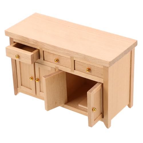 ERINGOGO Maßstab Holzschrank mit Platzsparender Dekorativer Aufbewahrungsschrank für Wohnzimmer und Küche Geeignet für Kreative Rollenspiele ERINGOGO Maßstab Holzschrank mit Platzsparender Dekorativer Aufbewahrungsschrank für Wohnzimmer und Küche Geeignet für Kreative Rollenspiele von ERINGOGO