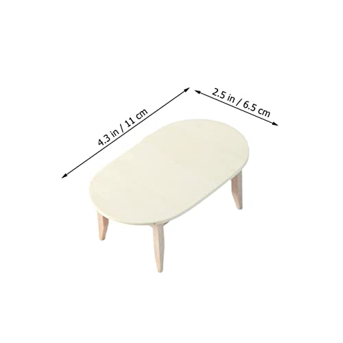 ERINGOGO Maßstab Kleines Puppenhaus Möbelstück Handgefertigtes Holz Deko Element Sicher und Praktisch für Miniaturhaus Zubehör von ERINGOGO